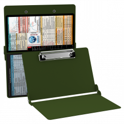 WhiteCoat Clipboard® - Army Green Critical Care Edition